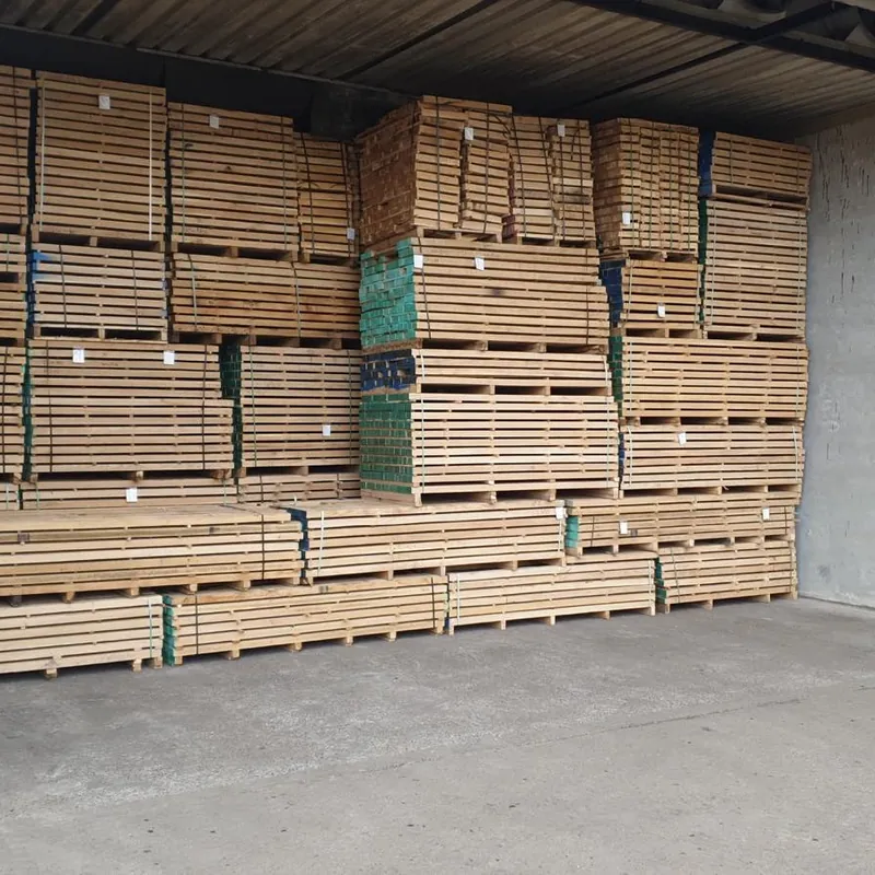 Timber store in Usora, stacked sawn wood 05