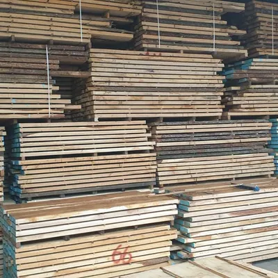 Timber store in Usora, stacked sawn wood 07
