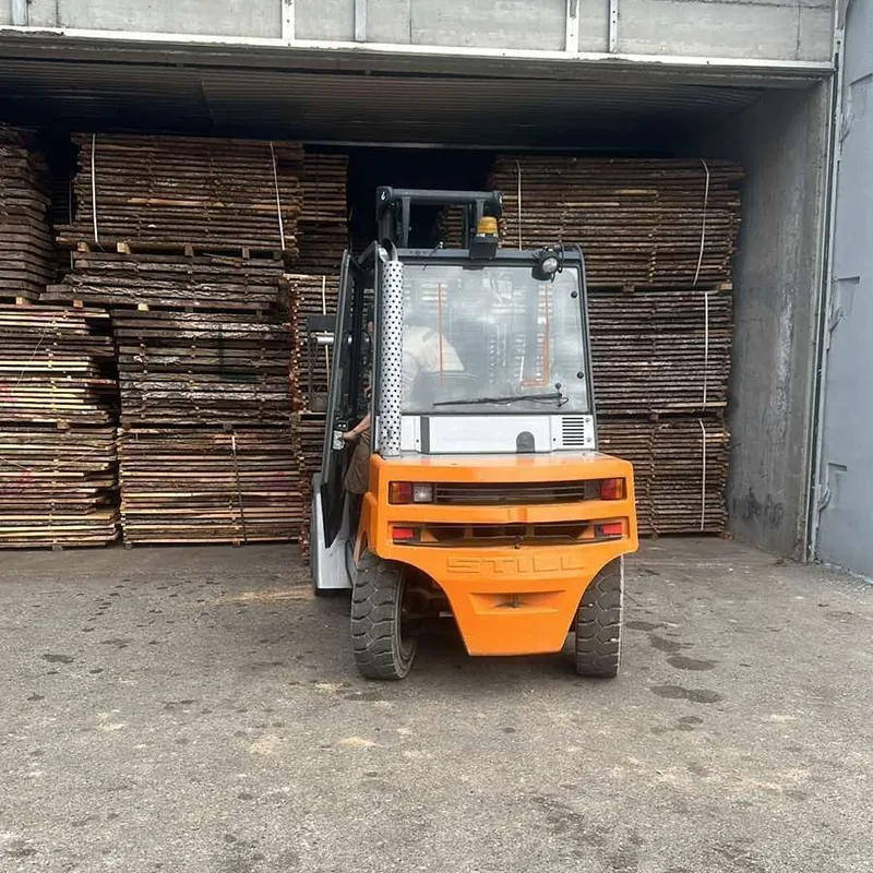 Timber store in Usora, stacked sawn wood 08