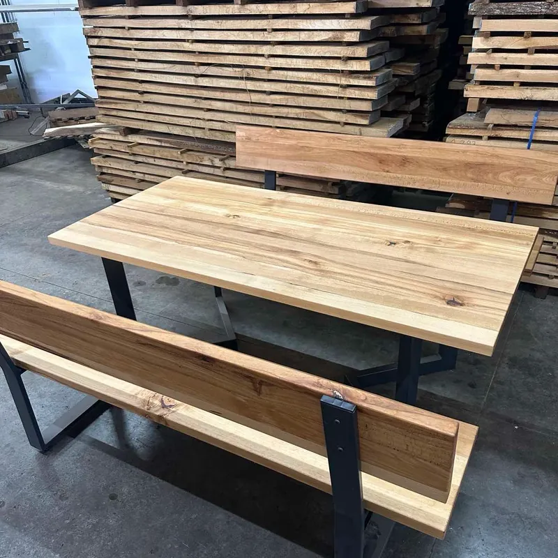 Solid oak dining table 19