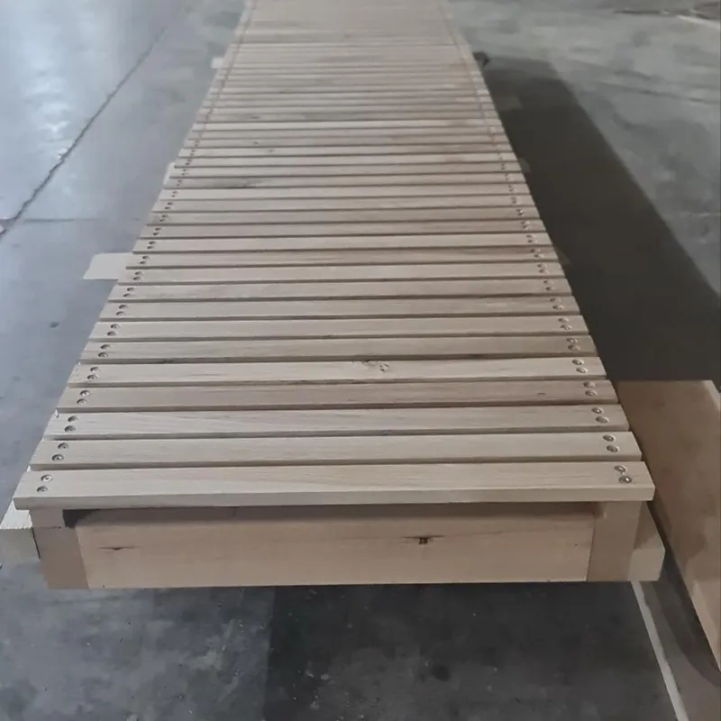 Solid oak bed 05