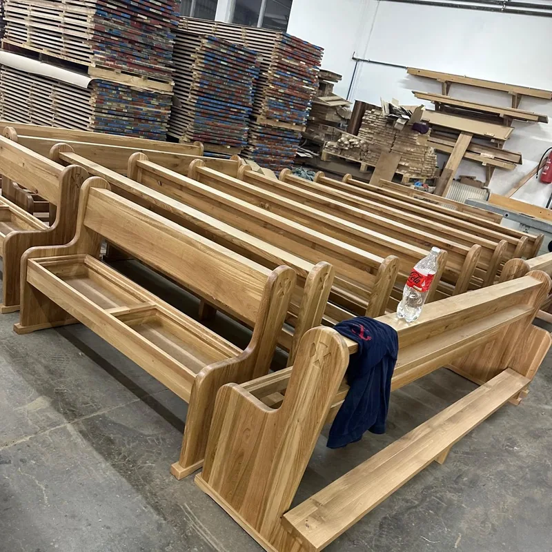 30 church pews for Dubrovnik — Church pews in solid wood, Dubrovnik 03